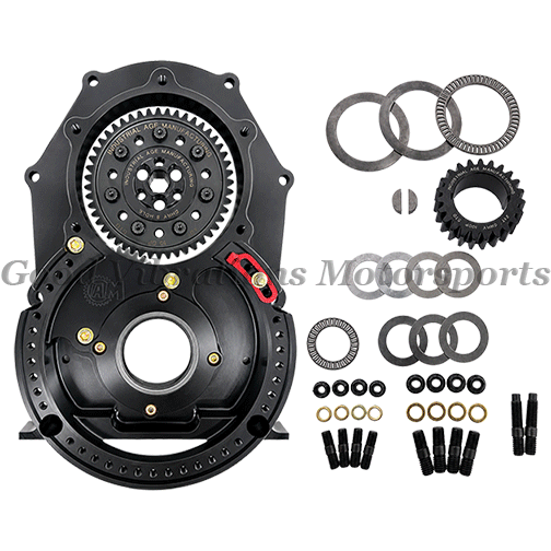 ACC-2745.B GEAR DRIVE ASSY BILLET. KB-BAE HEMI STANDARD CAM. 5/8 HEX. 50-54mm CAM - BLACK ANODIZED