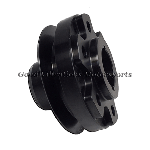 B-2041 CRANK HUB SBC INT w/ V-GROOVE (3/16 & 1/4 KEYWAYS)
