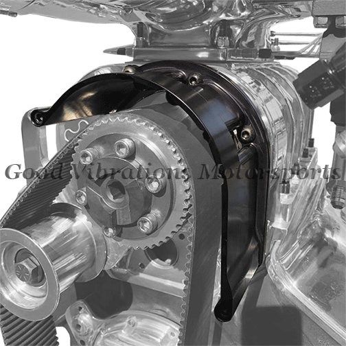 B-5410.B BELT GUARD BILLET HEAVY-DUTY w/o STARTER MOUNT (BLACK)