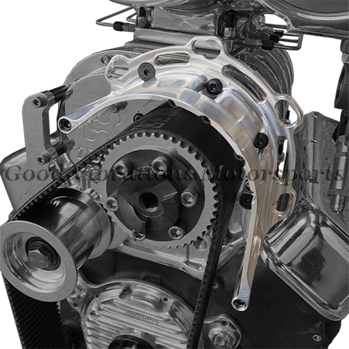 B-5420 BELT GUARD - BILLET HEAVY-DUTY w/ STARTER MOUNT