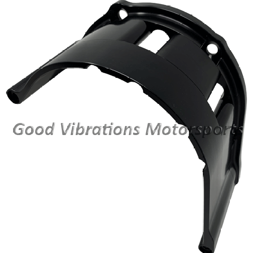 B-5450.B BELT GUARD  BILLET HEAVY-DUTY 3-HOLE ROOTS (SSI-PSI-TBS XR-1 Etc...) w/o STARTER MOUNT Black