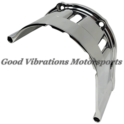 B-5450.P BELT GUARD  BILLET HEAVY-DUTY 3-HOLE ROOTS (SSI-PSI-TBS XR-1 Etc...) w/o STARTER MOUNT Polished
