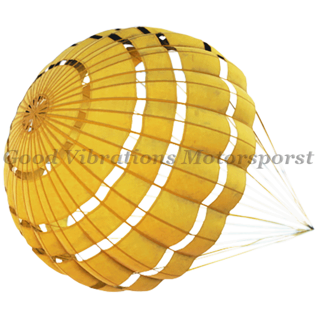 D-29999 DEIST RING SLOT JET CHUTE CANOPY - NO TOW LINE. INCLUDES 4 CONNECTORS.