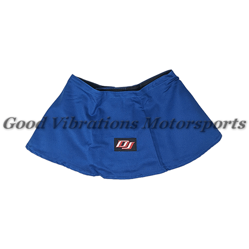DJ-070403 RACING HELMET SKIRT- FIRE RESISTANT Blue