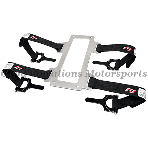 DJ-141000.18.BLK BLOWER RESTRAINT w/ HRDWR SML 4 HOLE 18in BLACK STRAPS sfi 14.1 ___/___    ___