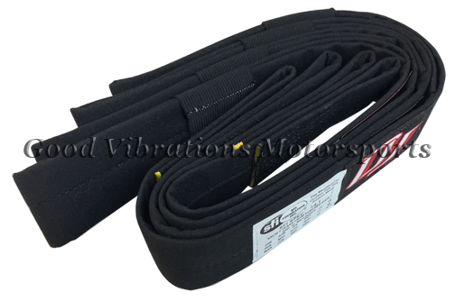 DJ-141003 BLOWER RESTRAINT ADJUSTABLE BLACK STRAPS (4ea) sfi 14.1 ___/___    ___