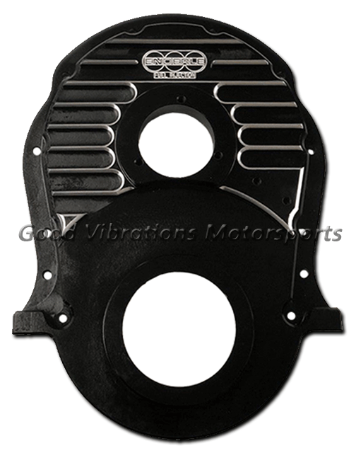 E-5004B.BLK FRONT COVER BBC GEN 4 - BILLET (BLACK)