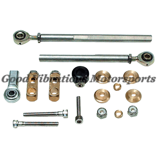 E-67-260FSB CARB LINKAGE KIT SBC TR DUAL INLINE CARBS -PROGRESSIVE