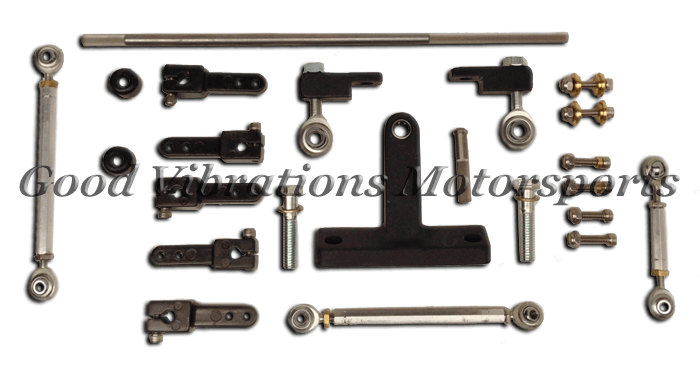 E-71-1000 CARB LINKAGE KIT BBC TR DUAL S/SADDLE CARBS