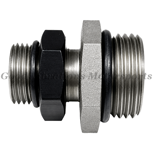 E-832-8-12 BULKHEAD FITTING w/NUT AN8 - AN12