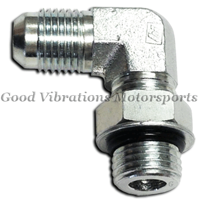 E-853-6 MALE FLARE TO ORB 90 DEG AN6 STEEL
