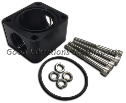 E-FP2-MP LARGE SPUR GEAR 2 AND 110 BILLET MANIFOLD PLATE AN8 FEM RETURN PORTS