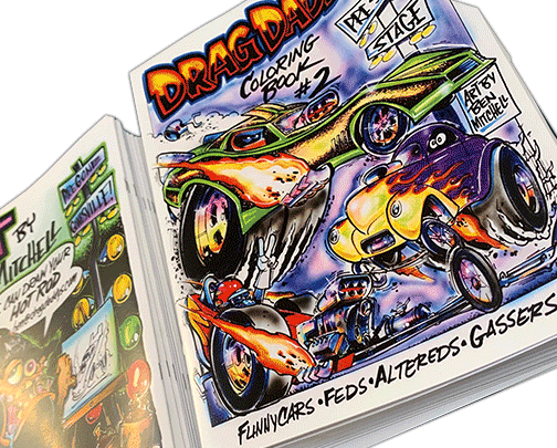 GV-P1450 DRAG DADDY COLORING BOOK VOLUME 2
