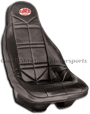 JAZ-150-141-01 PRO HIGH BACK SEAT COVER BLACK VINYL