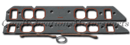 SCE-213101 INTAKE GASKETS BBC OVAL PORT WITH SILICONE