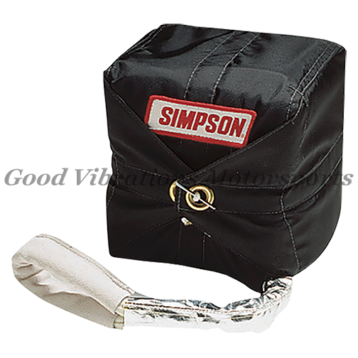 SIM-42020R SIMPSON CHUTE 10FT SKYJACKER CROSSFORM Red w/ BLACK NYLON PACK