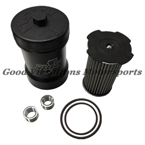 SYS-209-571-B-1 OIL FILTER SPIN-ON BILLET HOUSING w/ CAST CAP 3.75 x 5.75in  UP TO 70wt VITON (INCLUDES 3/4 AND 13/16 INSERT)