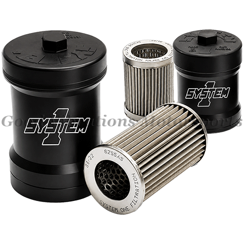 SYS-210-005 OIL FILTER SPIN-ON BILLET 4.250 x 5.250 UP TO 60wt BUNA (HP6 REPLACEMENT) - 45 MICRON