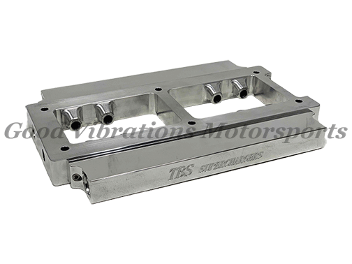 TBS-4336 TBS EFI PLATE (FOR INJECTOR HAT) W/ FUEL RAILS