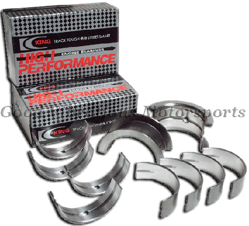 MB-509HP-010 KING MAIN BEARING 400 SBC HALF GRV .010