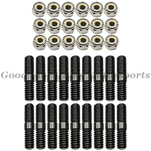 BURST PANEL STUD KIT - 10/24 - 10/32 x 1.00in (SMALL PANEL - 18ea) (10/24 NYLON NUTS)