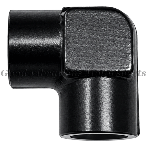 ELBOW 90 DEG FEMALE 1/2in NPT - BLACK
