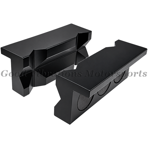 T-11680 SOFT VISE JAWS 4in. MAGNETIC AN FIT - BLACK ALUMINUM