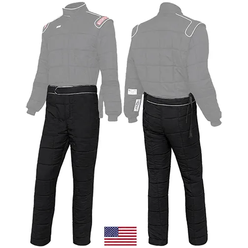 SIM-4802333 SIMPSON RACING SFI 3.2A/20 PANTS - BLACK (LARGE)
