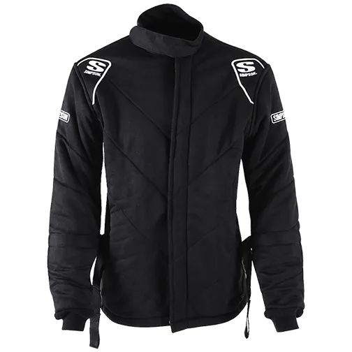 SIM-4802334 SIMPSON RACING SFI 3.2A/20 JACKET w/ ARM RESTRAINTS - BLACK (LARGE)