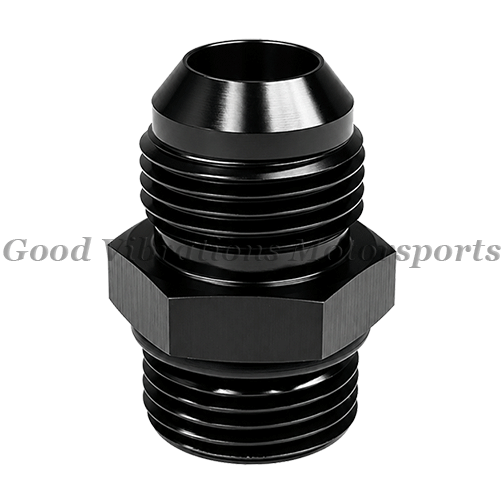 P-980010 AN10 ORB FITTING STRAIGHT - BLACK