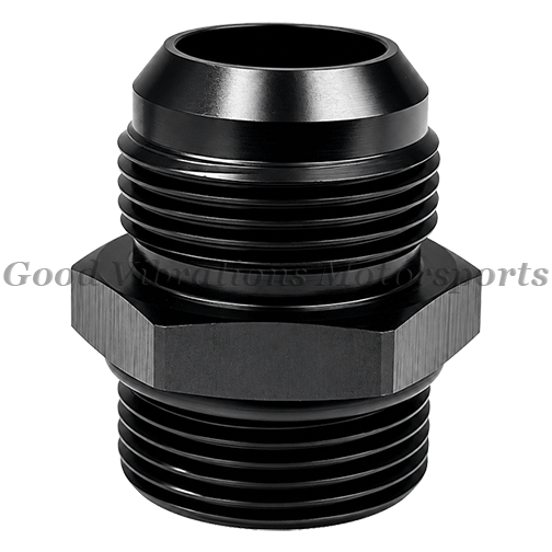 P-980016 AN16 ORB FITTING STRAIGHT - BLACK