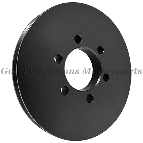 V GROOVE PULLEY 2in CENTER HOLE - BLACK