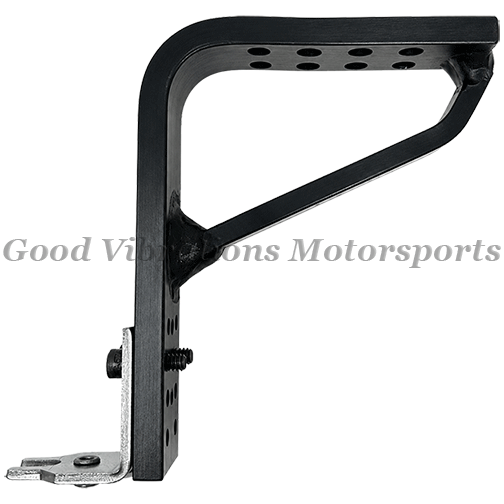 FI-5113 THROTTLE CABLE BRACKET BILLET ALUM - INJECTOR HAT (BLACK) (GS)