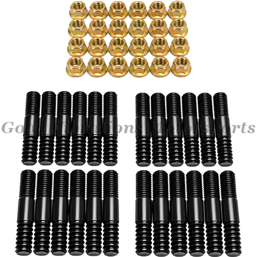 BURST PANEL STUD KIT - 10/24 - 10/32 x 1.00in (LARGE PANEL - 24ea) (10/32 JET NUTS)