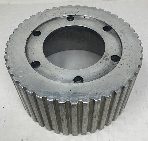 1/2in PITCH BLOWER PULLEY 43T - 3.50in Wide 3.10in Center Hole 4.368in Bolt Pattern