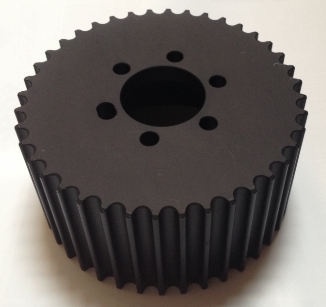 14mm BLOWER PULLEY 38T - 3.00in Wide. Oblong