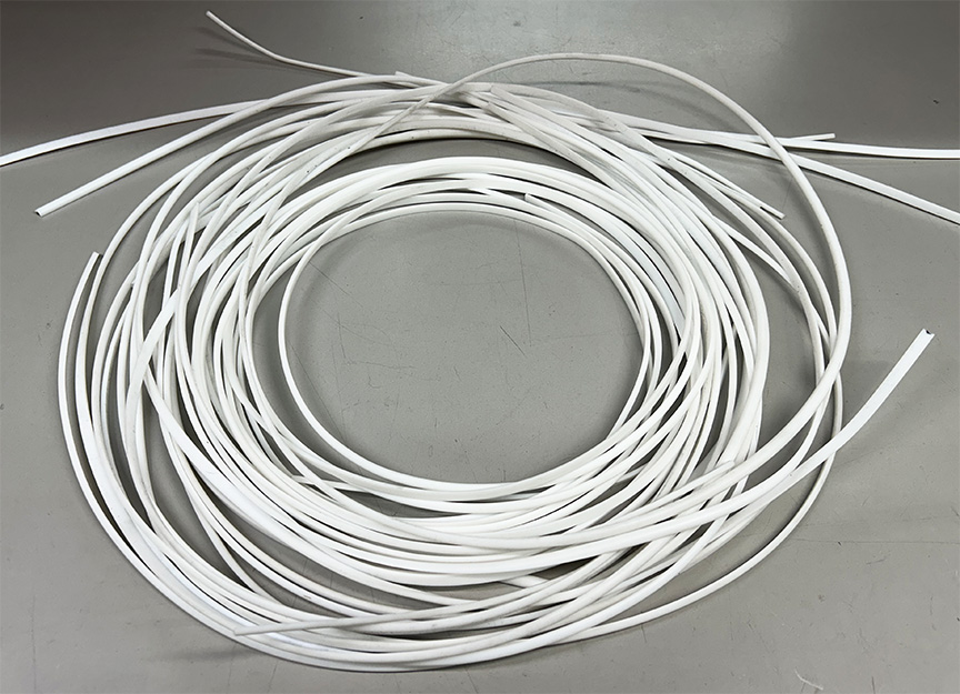 .125 - .125 Half-Round TeflonMisc. LengthsMost Usable1/2 Price (Regular $308)